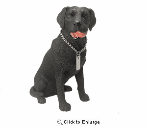 Black Lab Figurine MyDog