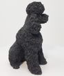 Black Poodle Figurine