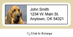 Bloodhound Address Labels