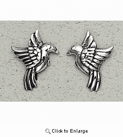 Bluebird Earrings Sterling Silver