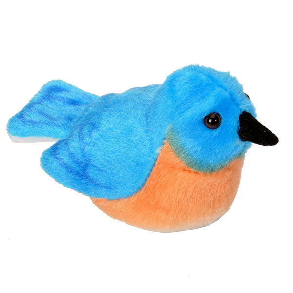 Wild Republic Audubon Birds "Eastern Bluebird" Plush Stuffed Bird with