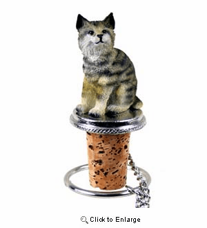 Bobcat Bottle Stopper