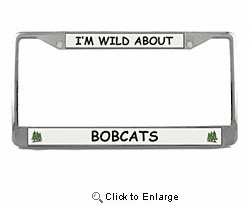 Bobcat License Plate Frame