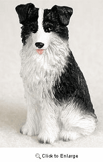 Border Collie Miniature Figurine