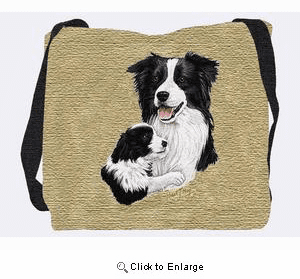 Border Collie Tote Bag (Puppy)