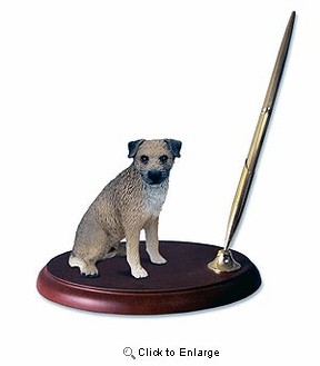 Border Terrier Pen Holder