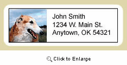 Borzoi Address Labels