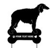 Borzoi Garden Stake