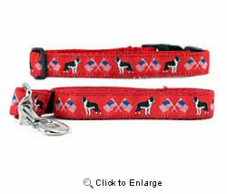 Boston Terrier Collar & Leash