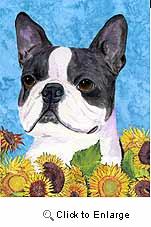 Boston Terrier Garden Flag