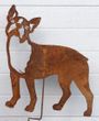 Boston Terrier Garden Stake