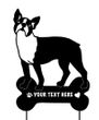 Boston Terrier Garden Stake