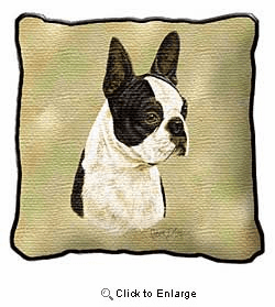 Boston Terrier Pillow