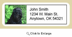 Bouvier des Flandres Address Labels
