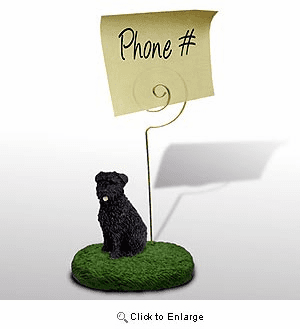Bouvier des Flandres Note Holder (Uncropped)