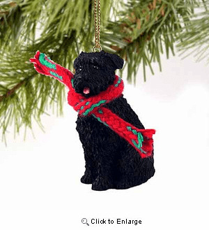 Bouvier Des Flandres Tiny One Christmas Ornament