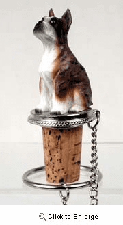 Boxer Bottle Stopper (Brindle)