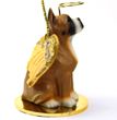Boxer Christmas Ornament Angel