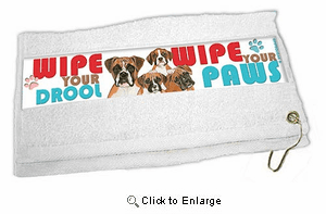 Boxer Paw Wipe Towel
