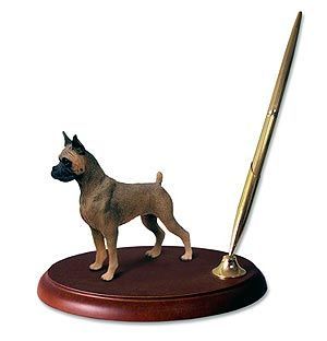 Boxer Pen Holder Brown/Black Mask