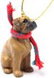 Boxer Tiny One Christmas Ornament Tawny Uncropped