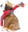 Boxer Tiny One Christmas Ornament Uncropped