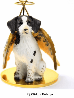 Brittany Angel Ornament Liver-White