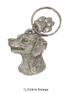 Brittany Keychain Pewter