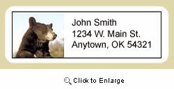 Brown Bear Address Labels