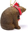 Brown Bear Tiny One Christmas Ornament