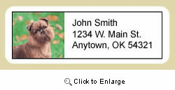 Brussels Griffon Address Labels