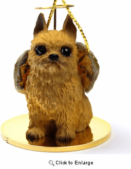 Brussels Griffon Christmas Ornament Angel