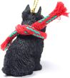 Brussels Griffon Tiny One Christmas Ornament Black