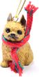 Brussels Griffon Tiny One Christmas Ornament Red