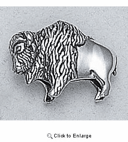 Buffalo Pendant Sterling Silver