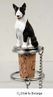 Bull Terrier Bottle Stopper (Brindle)