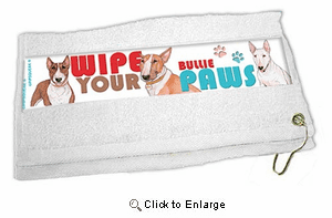 Bull Terrier Paw Wipe Towel