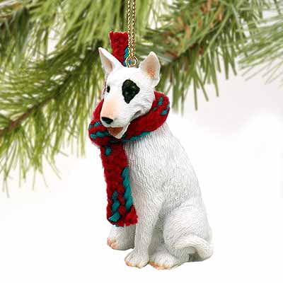Bull Terrier Tiny One Christmas Ornament