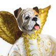 Bulldog Angel Christmas Tree Topper (White)