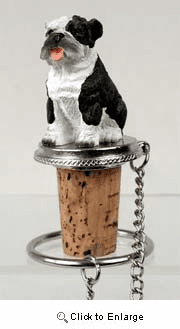 Bulldog Bottle Stopper (Brindle)