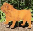 Bulldog Garden Stake