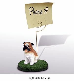 Bulldog Note Holder