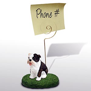 Bulldog Note Holder (Brindle)