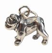 Bulldog Sterling Silver Charm