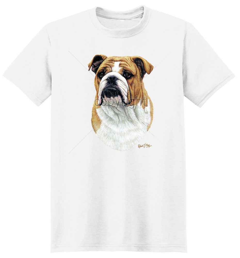 Bulldog T Shirt by Robert May