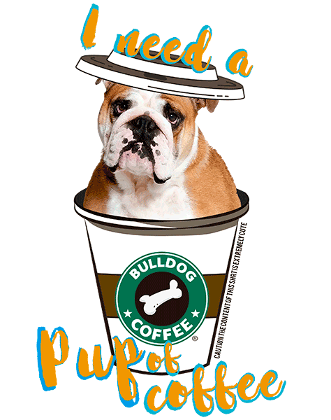 Bulldog T Shirt - Coffee Mug