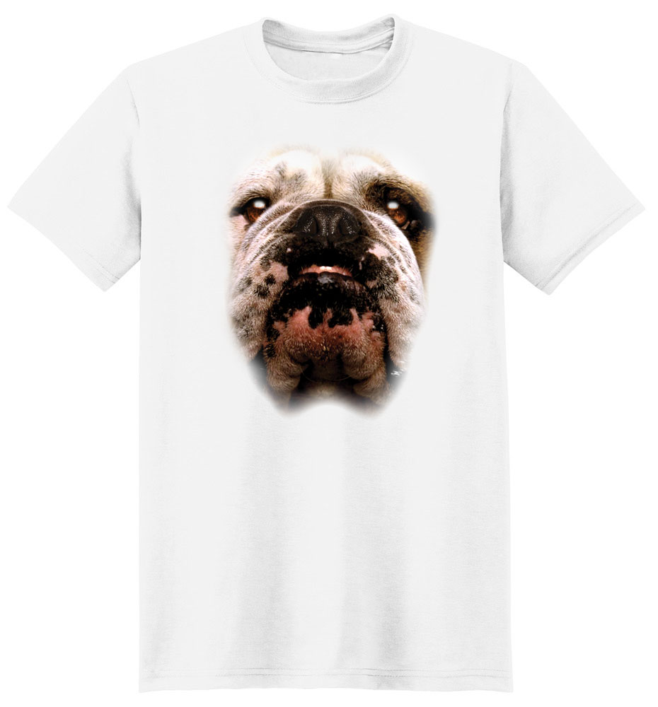 Bulldog T Shirt Full Face