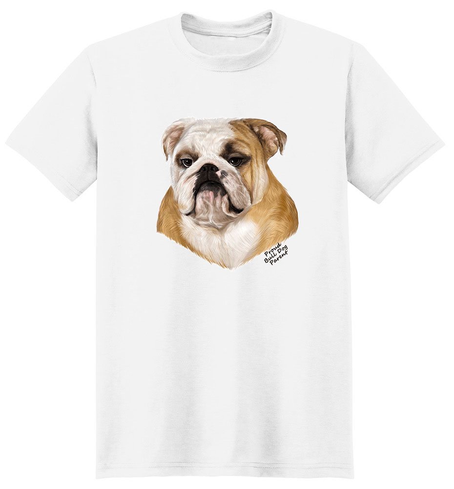 Bulldog T Shirt - Proud Parent