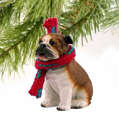 Bulldog Tiny One Christmas Ornament