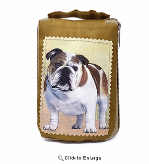 Bulldog Tote Bag - Foldable to Pouch